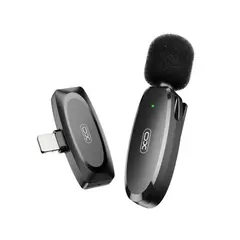 МІКРОФОН XO MKF08B LIGHTNING WIRELESS COLLARCLIP MICROPHONE, ЧОРНИЙ