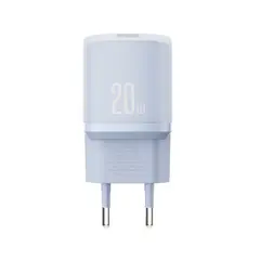 МЕРЕЖЕВИЙ ЗАРЯДНИЙ ПРИСТРІЙ XO L143 (EU) PD20W SINGLE TYPE-C CHARGER СИНІЙ
