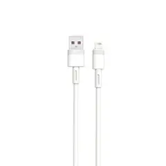 КАБЕЛЬ XO NB-Q166 FAST CHARGING USB CABLE ДЛЯ LIGHTNING 5A, 1M, БІЛИЙ