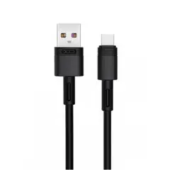 КАБЕЛЬ XO NB-Q166 FAST CHARGING USB CABLE ДЛЯ TYPE-C 5A, 1M, ЧОРНИЙ