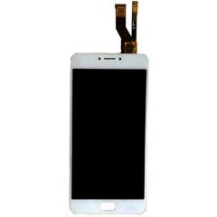 MR1_90164 Дисплей телефона для meizu m3, m3 mini, в сборе с сенсором, белый PRC