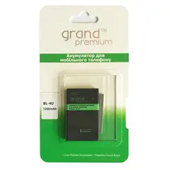 АКУМУЛЯТОР GRAND PREMIUM ДЛЯ NOKIA BL-4U