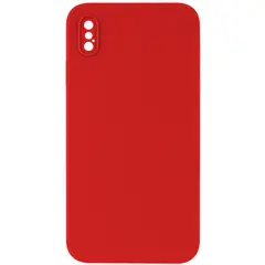 MR4_61730 Чохол silicone case full camera square side copy для iphone xs червоний 