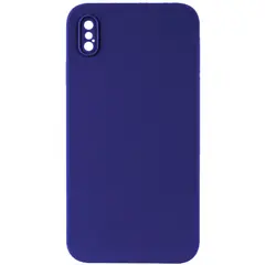 ЧОХОЛ SILICONE CASE FULL CAMERA SQUARE SIDE COPY ДЛЯ IPHONE XS ULTRA ФІОЛЕТОВИЙ