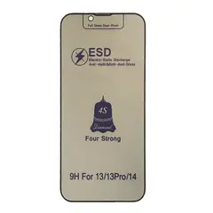 ЗАХИСНЕ СКЛО ESD PRIVACY GLASS ДЛЯ IPHONE 14, 13, 13 PRO, ЧОРНИЙ (ТЕХ. ПАК)