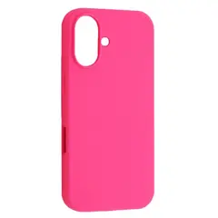 ЧОХОЛ SILICONE CASE FULL COPY ДЛЯ IPHONE 16 PLUS (47) HOT РОЖЕВИЙ