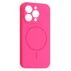 ЧОХОЛ SILICONE CASE FULL CAMERA FINE RING MAGSAFE ДЛЯ IPHONE 15 PRO FIREFLY