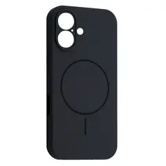 MR4_61903 Чохол silicone case full camera fine ring magsafe для iphone 16 midnight синій 