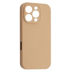 MR4_61925 Чохол silicone case full camera fine ring magsafe для iphone 16 pro max desert gold 