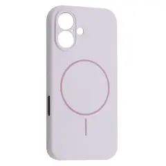 MR4_61898 Чохол silicone case full camera fine ring magsafe для iphone 16 purpule lilac 