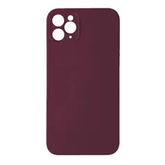 MR4_99923 Чохол silicone case full camera square side copy для iphone 11 pro marsala 