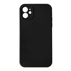 ЧОХОЛ SILICONE CASE FULL CAMERA SQUARE SIDE COPY ДЛЯ IPHONE 11, ЧОРНИЙ