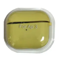 ЧОХОЛ ДЛЯ AIRPODS 3 SILICONE CASE, MICROFIBER ЖОВТИЙ