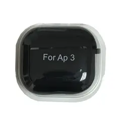 ЧОХОЛ ДЛЯ AIRPODS 3 SILICONE CASE, MICROFIBER, ЧОРНИЙ