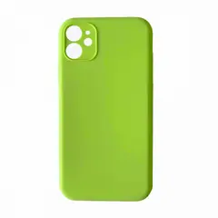 MR4_99831 Чохол silicone case full camera square side copy для iphone 11 party зелений 