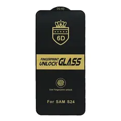 ЗАХИСНЕ СКЛО 6D ANTI-STATIC ДЛЯ SAMSUNG S24, ЧОРНИЙ (ТЕХ. ПАК)