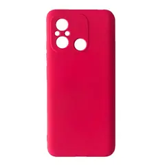 ЧОХОЛ SILICONE CASE CAMERA (NO LOGO) ДЛЯ REDMI 12C РОЖЕВИЙ