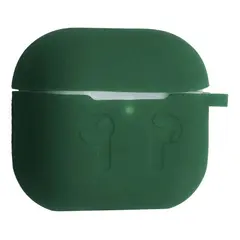 MR4_100353 Чохол для airpods 4 силіконовий 2mm (тех. пак) dark зелений 