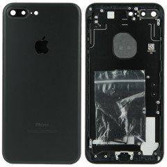 MR1_91155 Корпус телефона для iphone 7 plus (с кнопками и sim лотком) matte, черный PRC