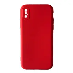 MR4_100491 Чохол silicone case camera (no logo) для iphone x, xs червоний 