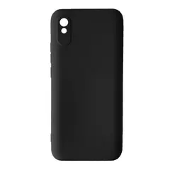 ЧОХОЛ SILICONE CASE CAMERA (NO LOGO) ДЛЯ REDMI 9A, ЧОРНИЙ