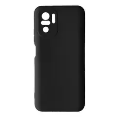 ЧОХОЛ SILICONE CASE CAMERA (NO LOGO) ДЛЯ REDMI NOTE 10, 10S, ЧОРНИЙ