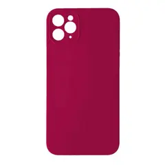 MR4_100785 Чохол silicone case full camera square side copy для iphone 11 pro rose червоний 