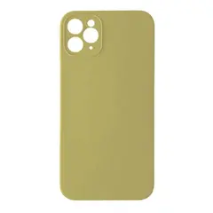 ЧОХОЛ SILICONE CASE FULL CAMERA SQUARE SIDE COPY ДЛЯ IPHONE 11 PRO MAX ЖОВТИЙ
