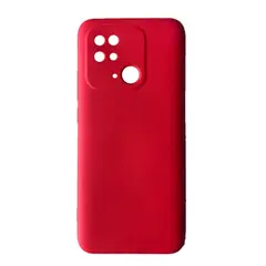 ЧОХОЛ SILICONE CASE CAMERA (NO LOGO) ДЛЯ REDMI 10C ЧЕРВОНИЙ