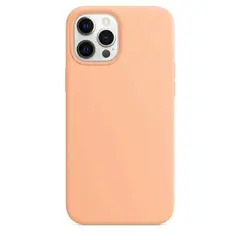 ЧОХОЛ SILICONE CASE COPY WITH MAGSAFE + ANIMATION ДЛЯ IPHONE 12 PRO MAX CANTALOUPE