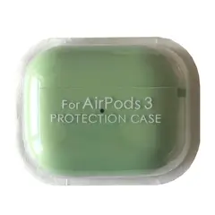 ЧОХОЛ ДЛЯ AIRPODS 3 SILICONE CASE, MICROFIBER PISTACHIO