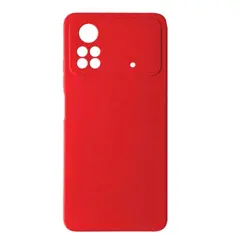 MR4_103303 Чохол silicone case camera (no logo) для xiaomi poco x4 pro 5g червоний 