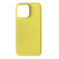 MR4_103425 Чохол silicone case copy with magsafe для iphone 14 pro canary жовтий 
