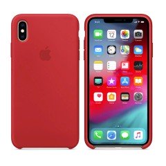 MR1_92737 Чохол silicone case для iphone xs max червоний SILICONE CASE