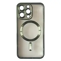 MR4_104217 Чохол shining camera magsafe для iphone 14 pro max dark зелений 