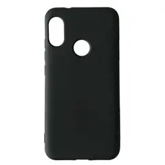 MR4_104462 Чохол silicone case camera (no logo) для redmi 6 pro, a2 lite, чорний 