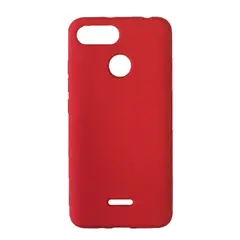 MR4_104465 Чохол silicone case camera (no logo) для redmi 6 червоний 