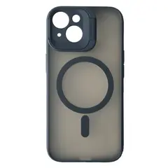 ЧОХОЛ ROCK GUARD WITH MAGNETIC (FOLDABLE BRACKET) ДЛЯ IPHONE 15 TITANIUM СИНІЙ
