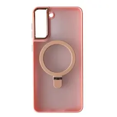 ЧОХОЛ MATTE RING-MAGSAFE ДЛЯ SAMSUNG S22+ 5G СВІТЛО РОЖЕВИЙ
