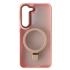 ЧОХОЛ MATTE RING-MAGSAFE ДЛЯ SAMSUNG S23+ СВІТЛО РОЖЕВИЙ