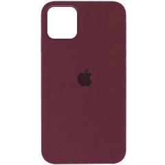 MR3_115680 Чохол silicone case для iphone 11 (56) wine червоний (квадратний) square side SILICONE CASE