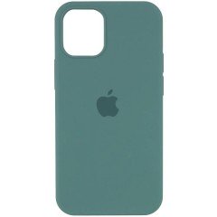 MR3_114743 Чохол silicone case для iphone 13 (55) pine зелений (закритий низ) SILICONE CASE