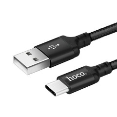 MR3_115623 Кабель usb type-c hoco x14 times speed type-c 1m, чорний HOCO