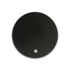 MR3_108561 Металева пластина для магнітного тримача prc, круглий, чорний PRC