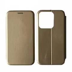 ЧОХОЛ-КНИЖКА LEVEL ДЛЯ REDMI NOTE 13 4G GOLD