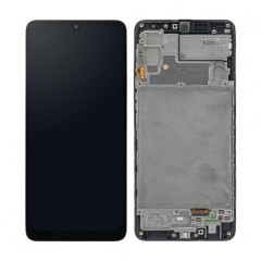 MR1_98669 Дисплей телефона для samsung galaxy m22 sm-m225, f22 sm-e225 oled, з рамкою, чорний PRC