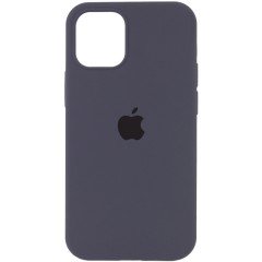 MR3_116600 Чохол silicone case для iphone 14 (15) dark сірий (закритий низ) SILICONE CASE