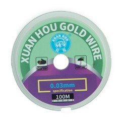 MR1_98178 Струна сепараторная xuanhou gold wire (100m, 0.03mm) для разделения дисплейных модулей XUANHOU