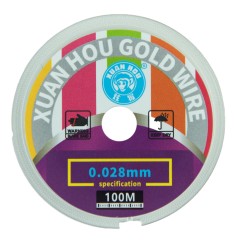 MR1_98180 Струна сепараторная xuanhou gold wire (100m, 0.028mm) для разделения дисплейных модулей XUANHOU