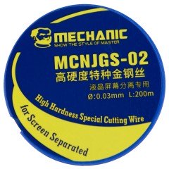 MR1_98345 Струна сепараторная mechanic jgs02 (200m, 0.03mm) для разделения дисплейных модулей MECHANIC